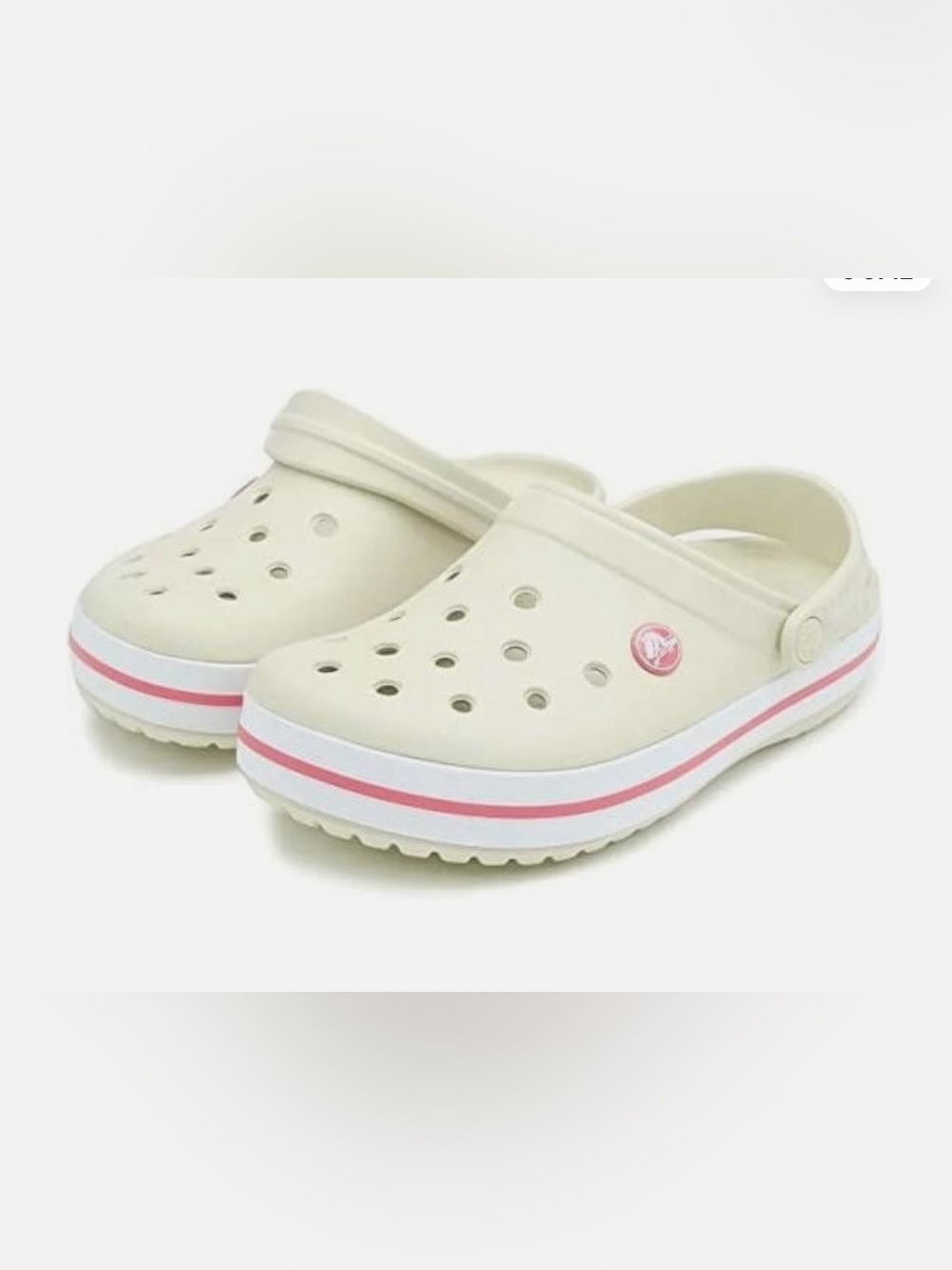 Crocs Stucco / Melon Unisex Crocband Clog Sandals Size M8 / W10